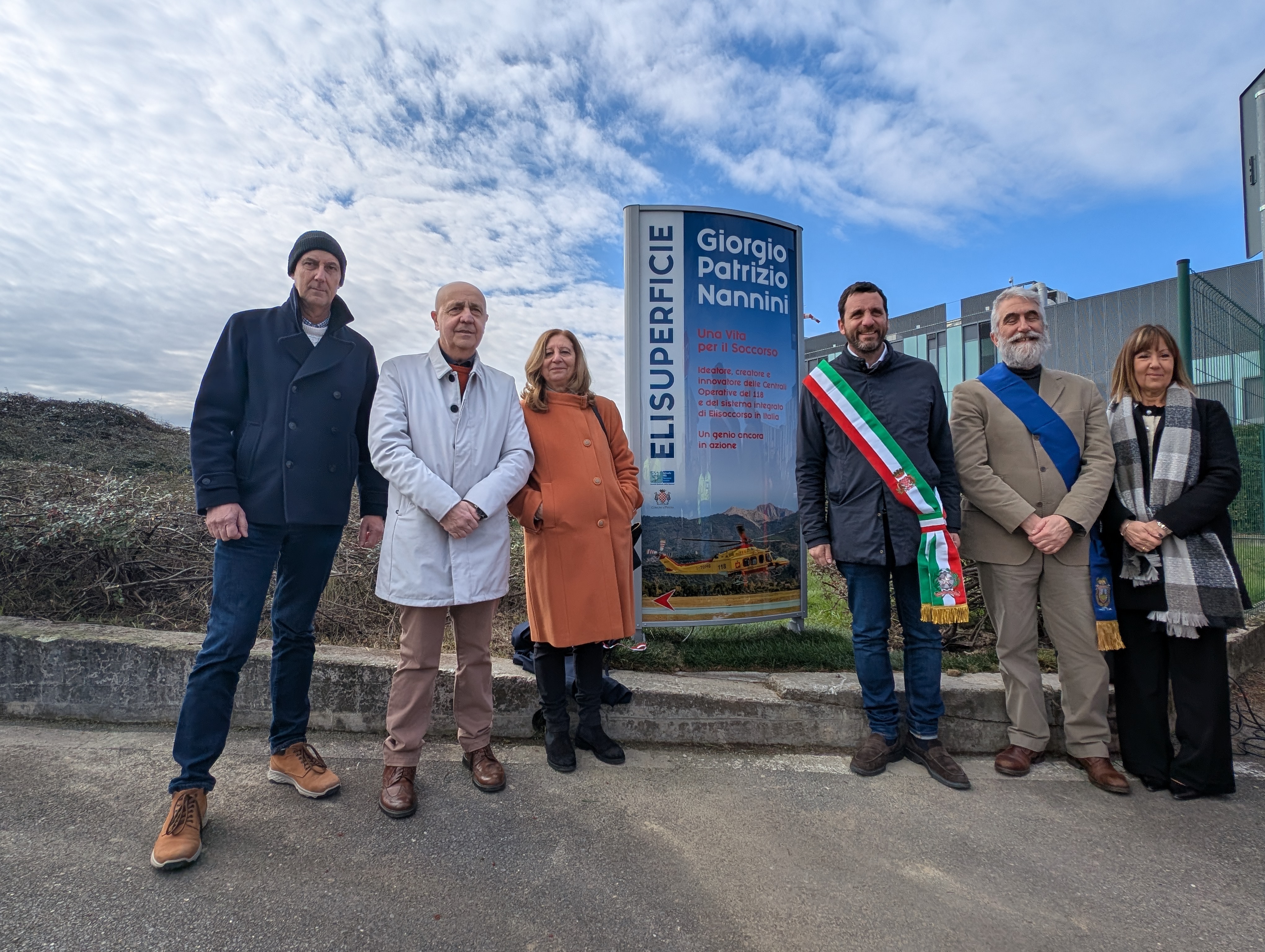 Intitolato a Giorgio Patrizio Nannini l’eliporto dell’ospedale San Jacopo di Pistoia 