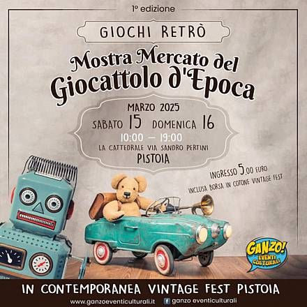 Vintage Fest Pistoia 2025 Giochi Retrò Pistoia