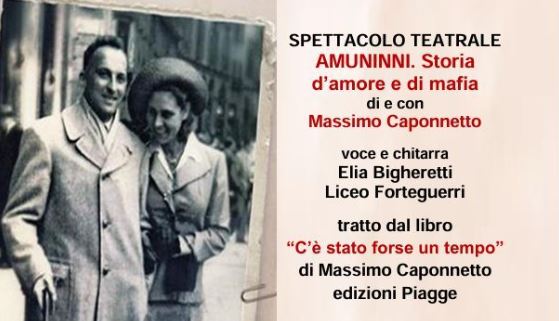 Progetto Società e cittadino: martedì 14 gennaio al Teatro Bolognini lo spettacolo “Amuninni. Storia di amore e di mafia”