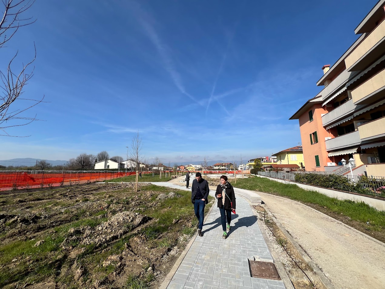 Bottegone, in corso la creazione di cinque parchi urbani e la messa a dimora di 320 nuovi alberi