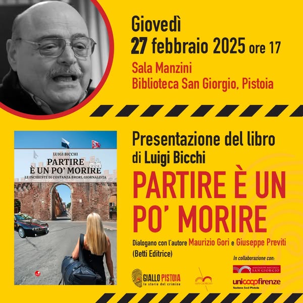 Presentazione del libro "Partire è un po' morire" di Luigi Bicchi 