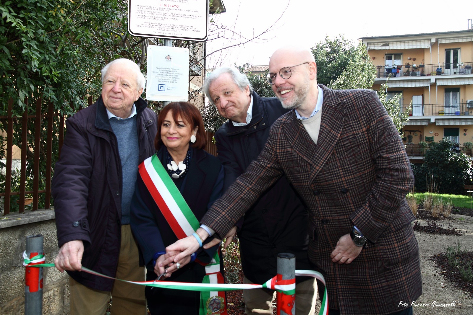 Inaugurato il giardino Alzheimer de “Il filo della memoria”